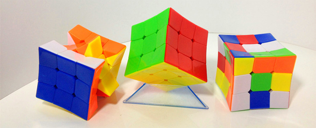 GUOM Concave Stickerless 3x3x3 Magic Cube 